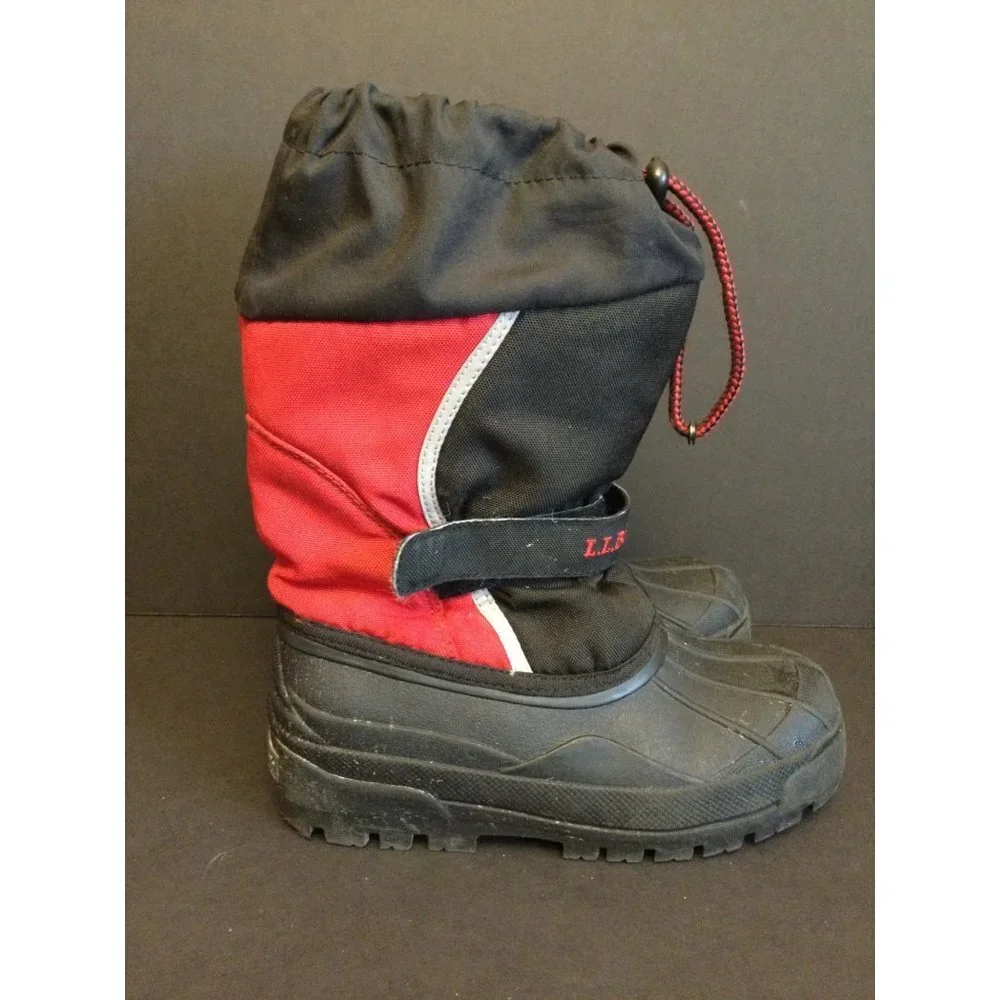 LL Bean Kids Northwoods Winter Snow Boots Water-Resistant Size 3